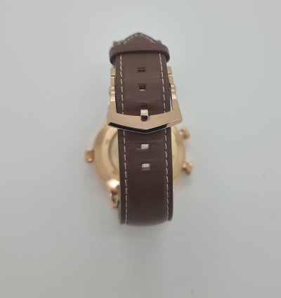 Patek Philippe Calatrava Pilot Travel Time 18k Rose Gold Mens 42mm Watch Ps