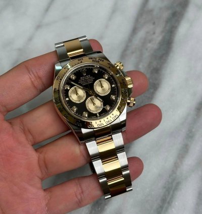 Rolex Daytona 2 Tone Black Diamond Bnib 2024