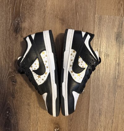 Nike Sb Dunk Low Supreme Stars Black