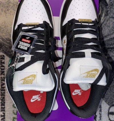 Nike Sb Dunk Low Supreme Stars Black 2021