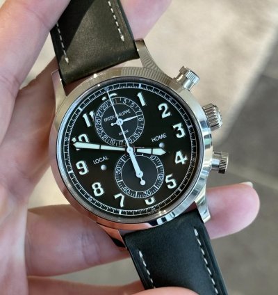 Patek Philippe Calatrava Pilot Travel Time Chronograph