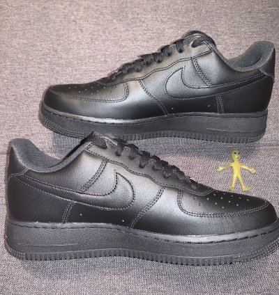 Supreme Nike Air Force 1 Low Cu9225-001 Fw20 Black Size 8 5