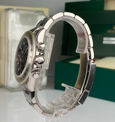 Rolex Daytona 2014 Rolex Daytona 116520 New Old Stock Aph Black Dial Random Full Stickers Nos Complete