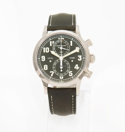 Patek Philippe Calatrava Pilot Travel Time Chronograph 11 2023 Top Condition Box Papers Vat