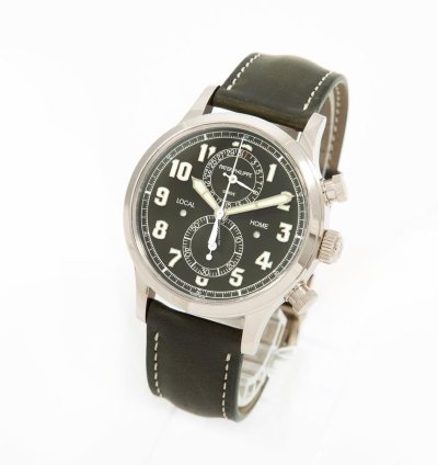 Patek Philippe Calatrava Pilot Travel Time Chronograph 11 2023 Top Condition Box Papers Vat