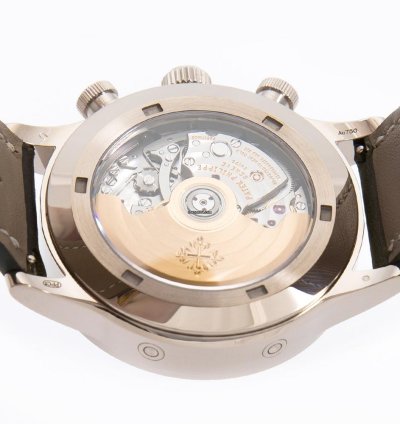 Patek Philippe Calatrava Pilot Travel Time Chronograph 11 2023 Top Condition Box Papers Vat