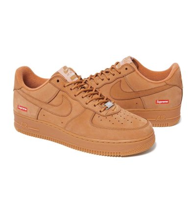 Supreme Nike Air Force 1 Low In Wheat - Size 9 5