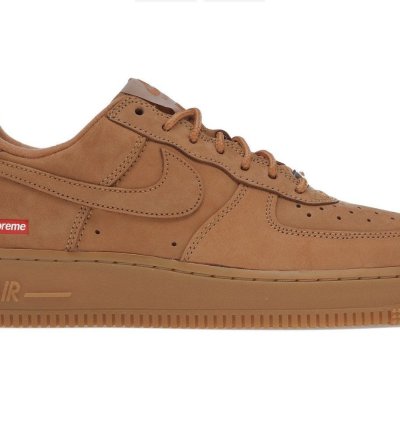 Supreme Nike Air Force 1 Low In Wheat - Size 9 5