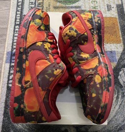 Nike Sb Dunk Low The Wizard Of Oz Poppy Field
