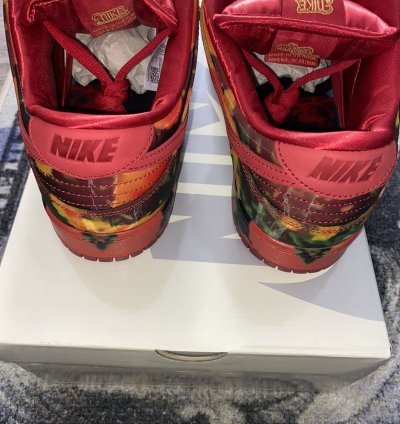 Nike Sb Dunk Low The Wizard Of Oz Poppy Field