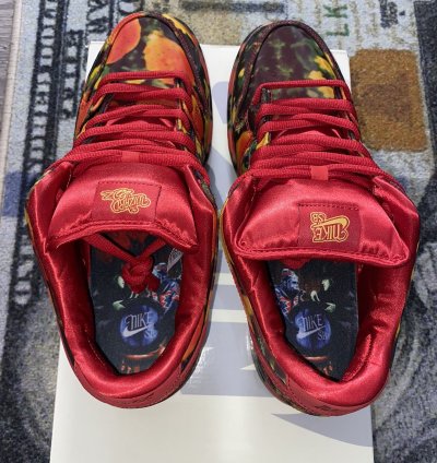 Nike Sb Dunk Low The Wizard Of Oz Poppy Field