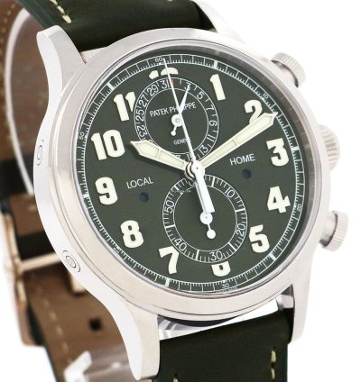 Patek Philippe Calatrava Pilot Travel Time Chronograph 5924g-010