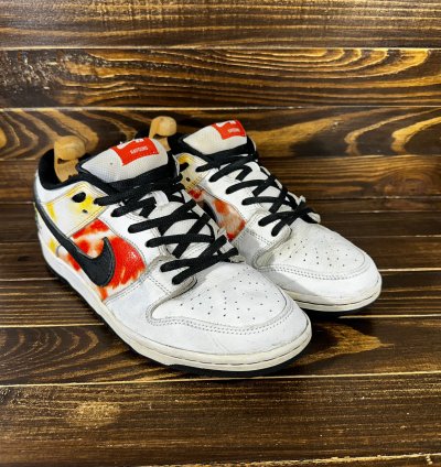 Nike Sb Dunk Low Tie-dye Raygun - White Men Sneakers
