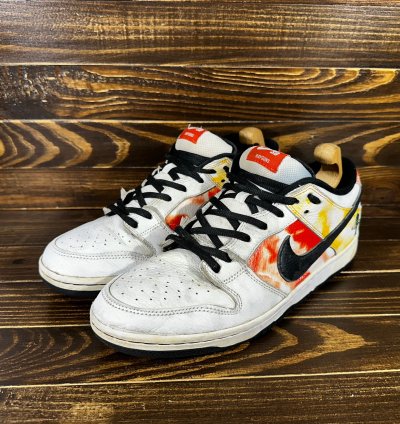 Nike Sb Dunk Low Tie-dye Raygun - White Men Sneakers