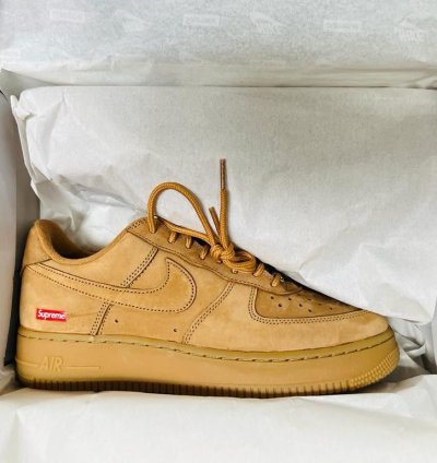 Supreme Nike Air Force 1 Low Sp Wheat