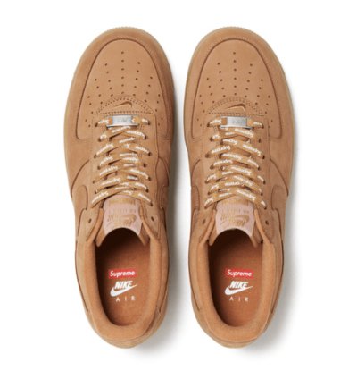 Supreme Nike Air Force 1 Low Wheat