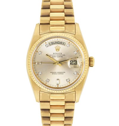 Rolex Day-date 36 Nos Diamond Dial 18038
