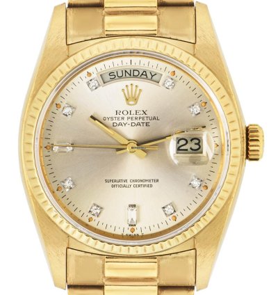 Rolex Day-date 36 Nos Diamond Dial 18038