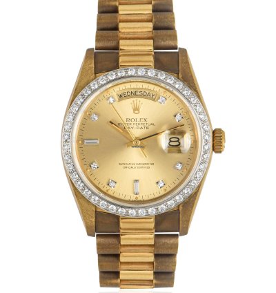 Rolex Day-date 36 Nos Diamond Set 18048