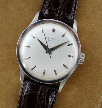 Patek Philippe Calatrava Platinum Calatrava Watch Ref 570 With Archive