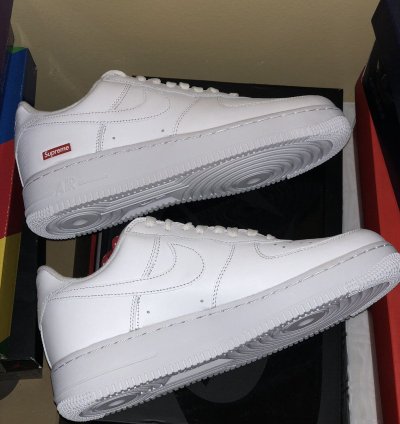Supreme Nike Air Force 1 Low White Fw21 8 5 Mens Authentic