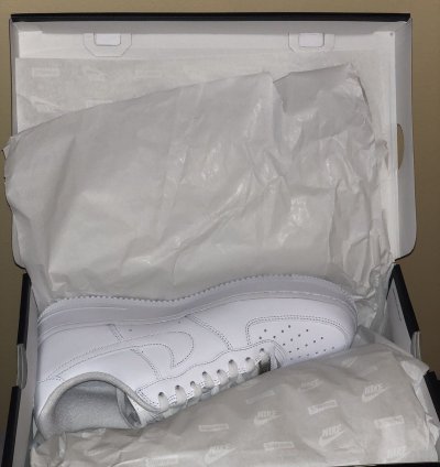 Supreme Nike Air Force 1 Low White Fw21 8 5 Mens Authentic