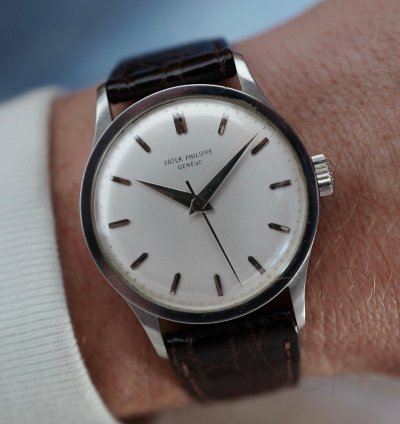 Patek Philippe Calatrava Platinum Calatrava Watch Ref 570 With Archive