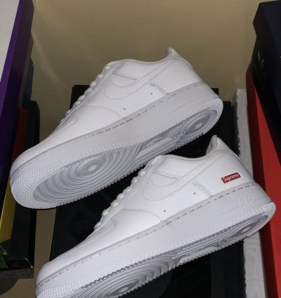 Supreme Nike Air Force 1 Low White Fw21 8 5 Mens Authentic