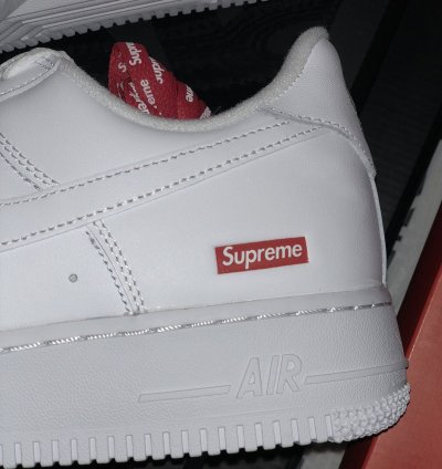 Supreme Nike Air Force 1 Low White Fw21 8 5 Mens Authentic