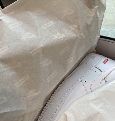 Supreme Nike Air Force 1 Low White Size 10 5 Box Logo