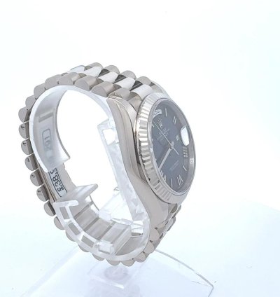 Rolex Day-date 36 Ombr Blue 18ct White Gold New 2024 Model