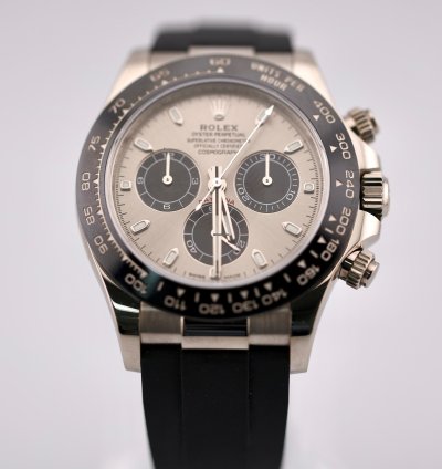 Rolex Daytona 2021 Daytona White Gold Ghost Oysterflex 116519ln