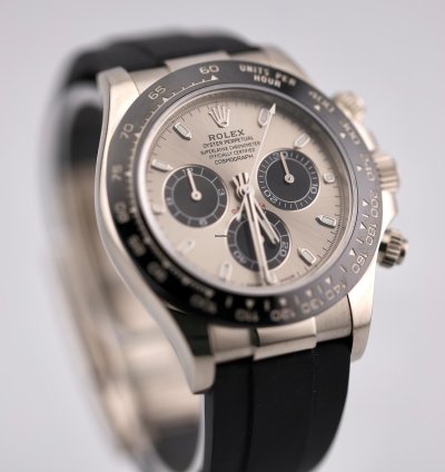 Rolex Daytona 2021 Daytona White Gold Ghost Oysterflex 116519ln