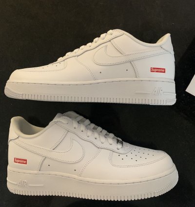 Supreme Nike Air Force 1 Low White Sizes 8 5 9 5