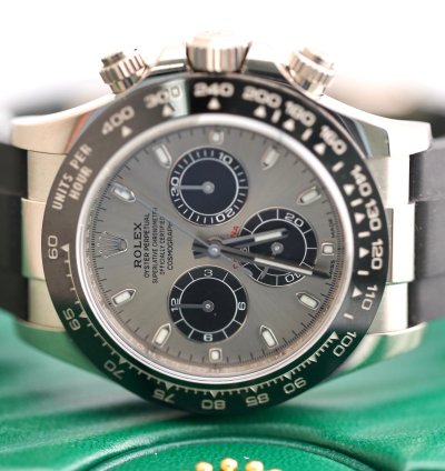 Rolex Daytona 2021 Daytona White Gold Ghost Oysterflex 116519ln