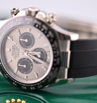 Rolex Daytona 2021 Daytona White Gold Ghost Oysterflex 116519ln