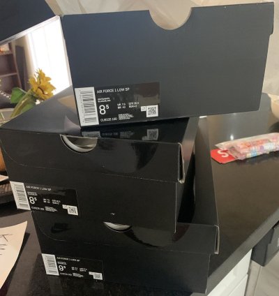 Supreme Nike Air Force 1 Low White Sizes 8 5 9 5