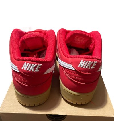 Nike Sb Dunk Low University Red Size Eu 44-us 10