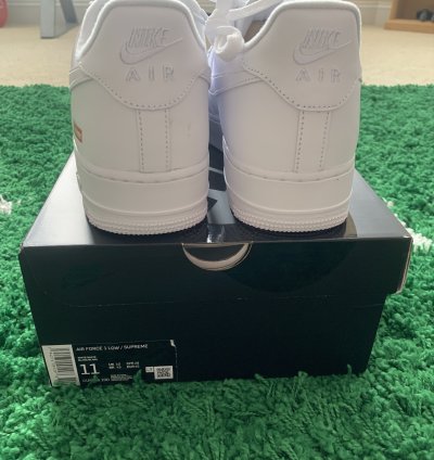 Supreme Nike Air Force 1 One Low White Size 11 New