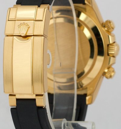 Rolex Daytona 2021 New Papers Rolex Daytona 18k Gold White Oysterflex 116518 Watch Box