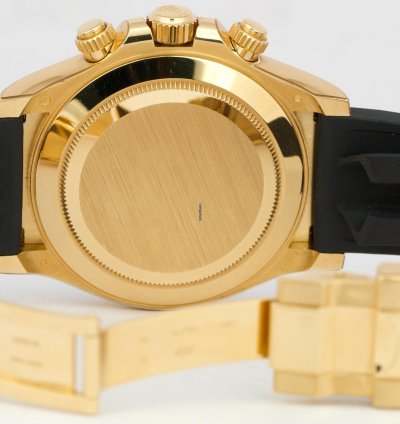 Rolex Daytona 2021 New Papers Rolex Daytona 18k Gold White Oysterflex 116518 Watch Box