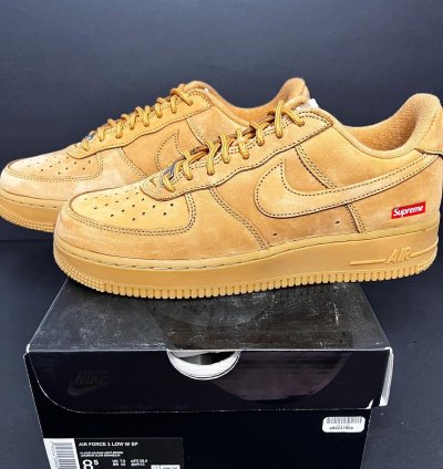 Supreme Nike Air Force 1 Sp Wheat