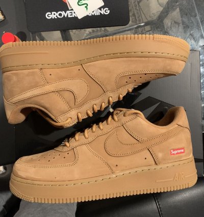 Supreme Nike Air Force 1 Wheat