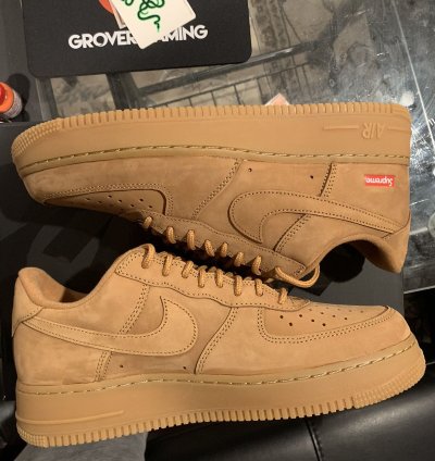Supreme Nike Air Force 1 Wheat