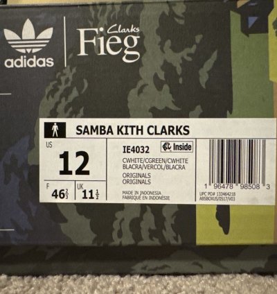 Adidas Clarks Kith 8th Street Sambas
