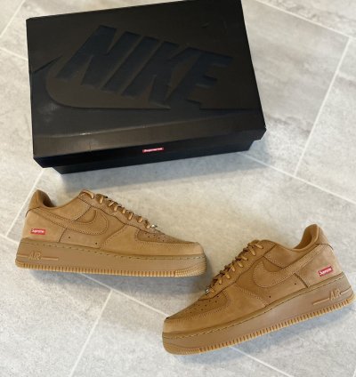 Supreme Nike Air Force One Wheat