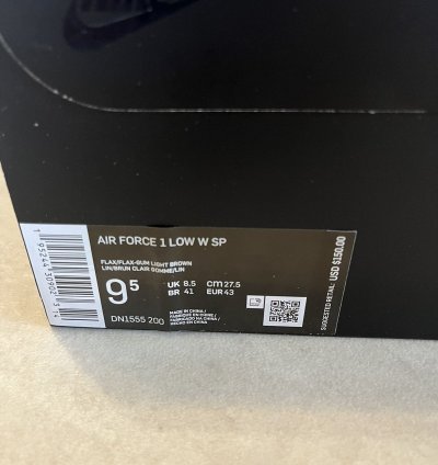 Supreme Nike Air Force One Wheat