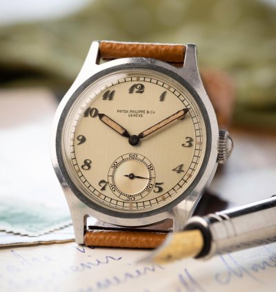 Patek Philippe Calatrava Ref 565 - Luminous Breguet Dial With Extract