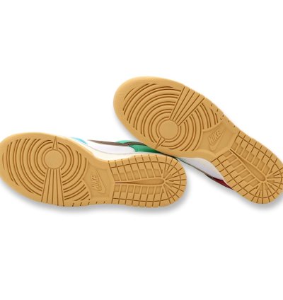 Dh0952-100 Nike Dunk Low Se Free 99 White Light Chocolate Roma Green