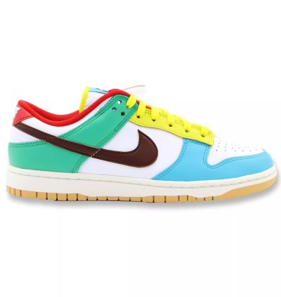 Dh0952-100 Nike Dunk Low Se Free 99 White Light Chocolate Roma Green